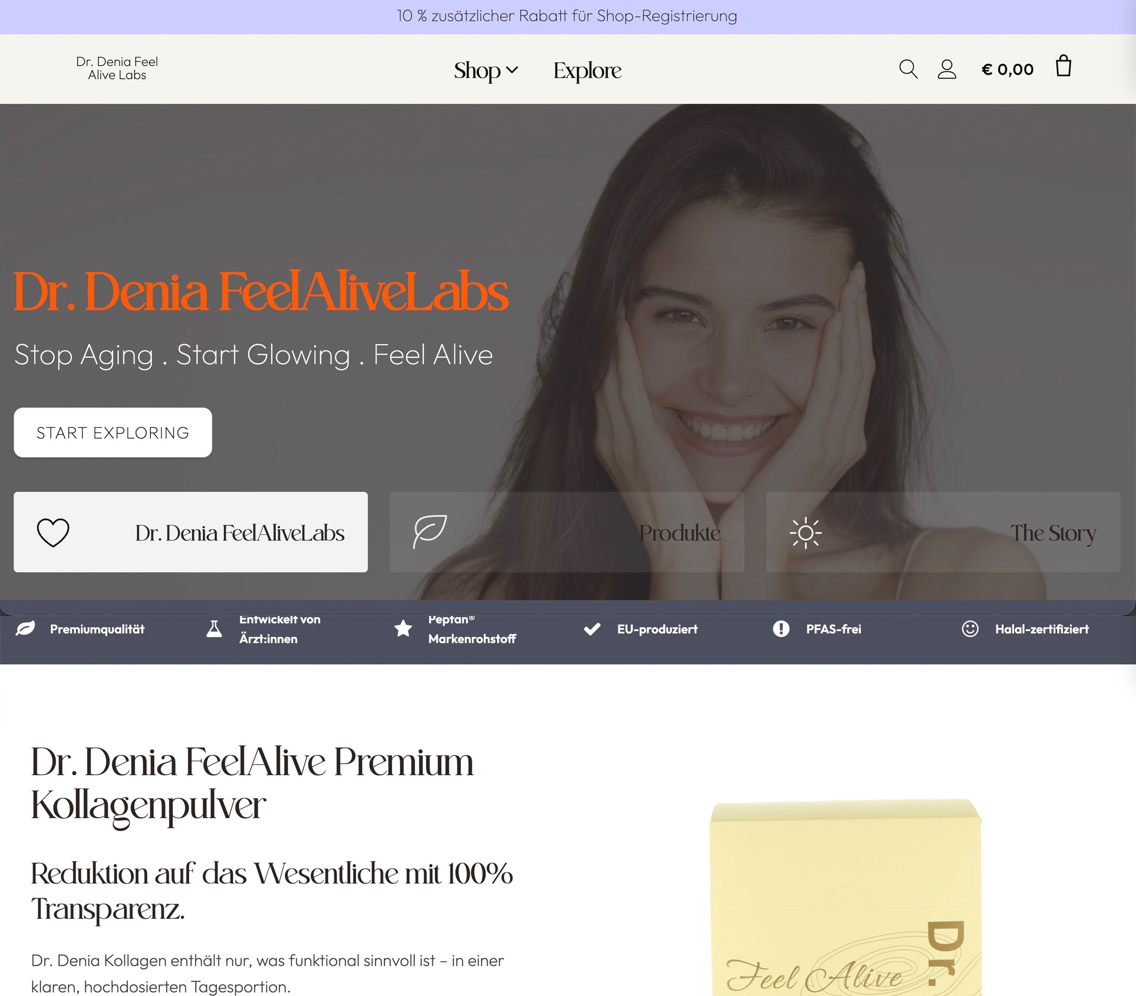 Website Feel Alive Labs