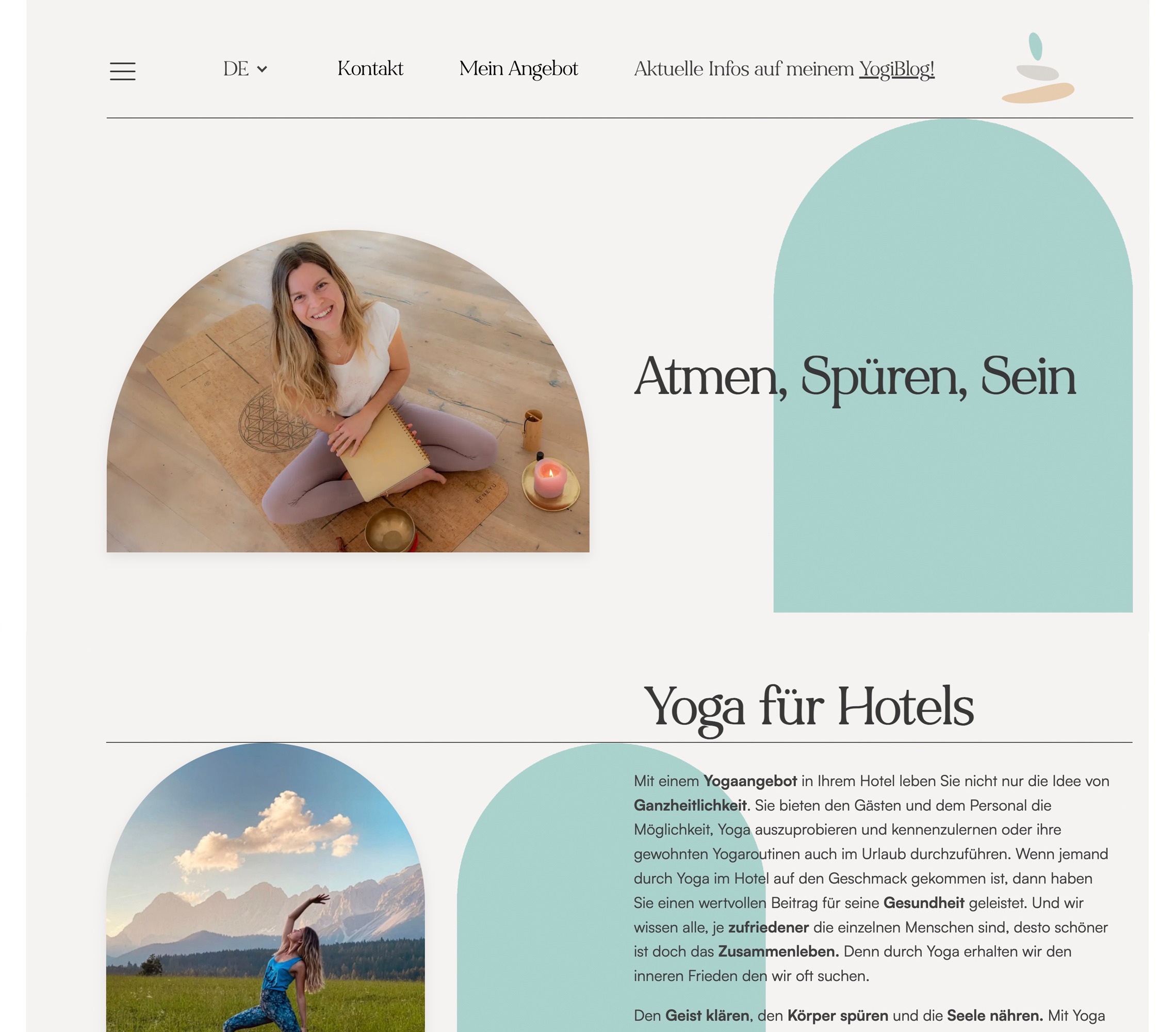 PRUEFEN: Website Yogafeeling